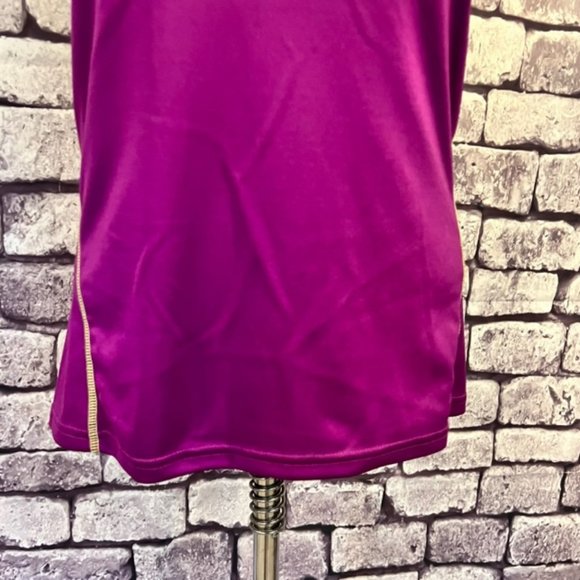 Puma Purple & Yellow Spaghetti Strap Top Size Large - Picture 3 of 8